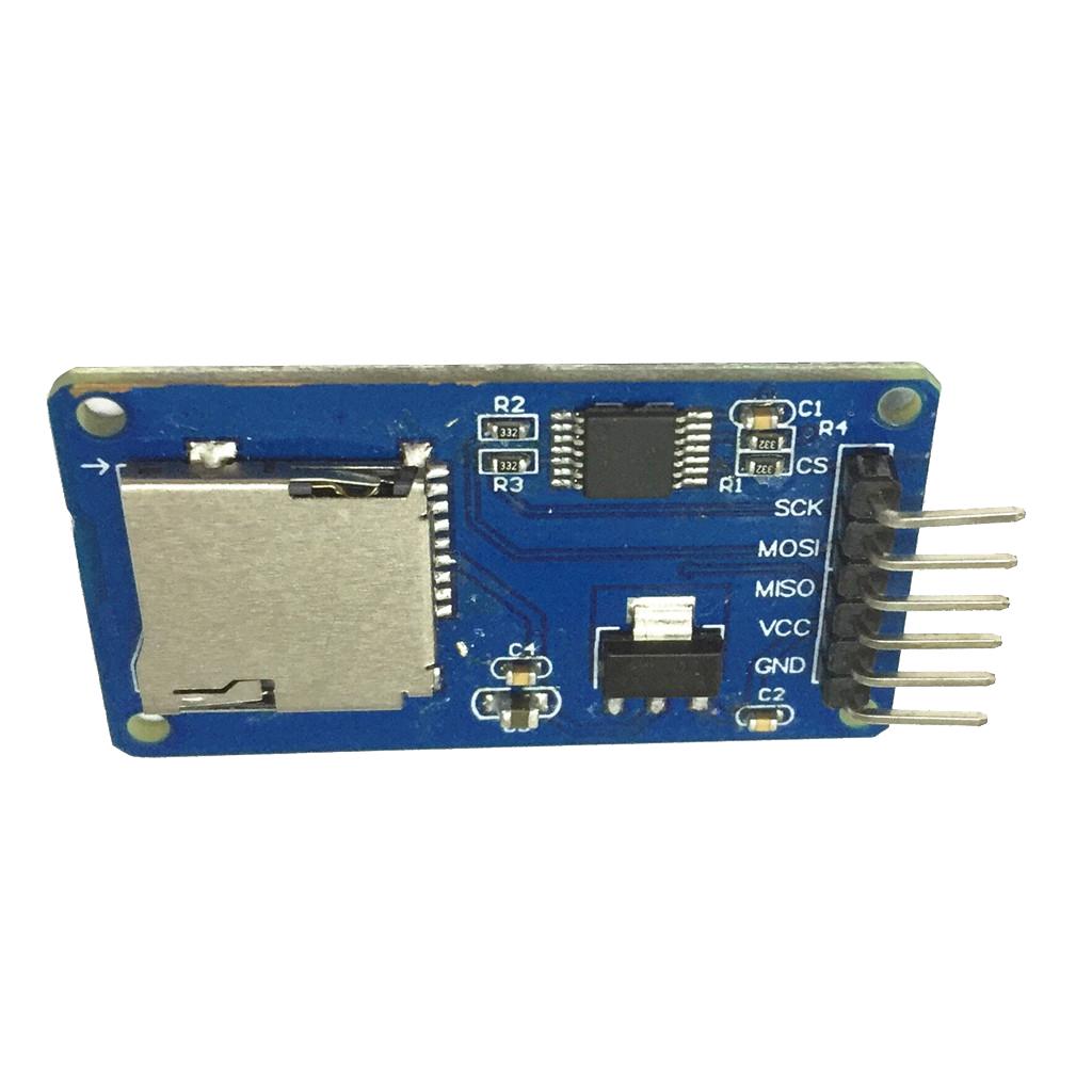 Micro SD SPI Interface Mini TF Card Adapter Reader Memory Shield Module for Arduino Size 42x24x12mm