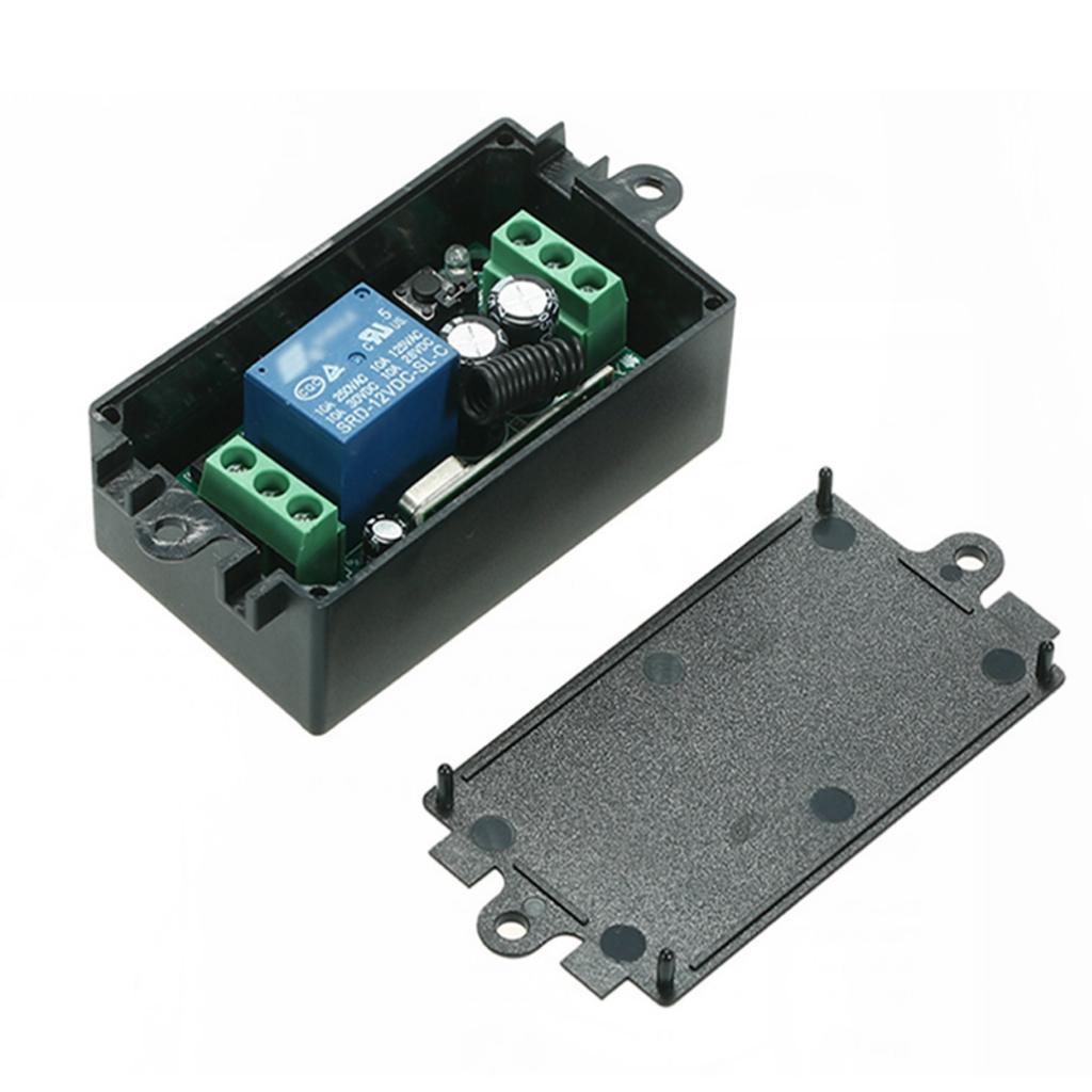 2pcs 12V 1-CH Learning Code Remote Control Switch With Receiver 433MHz