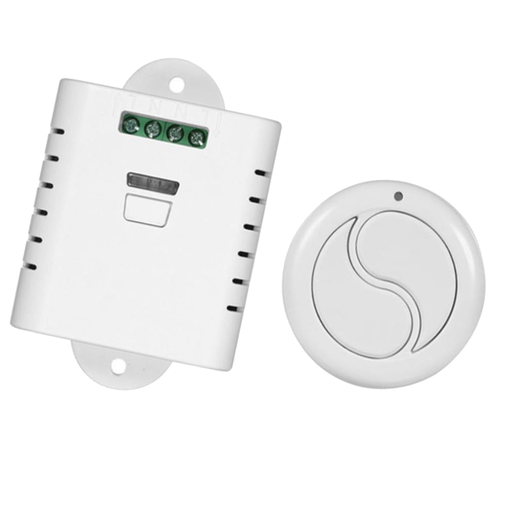 1 Channel Receiver With 1 Round Double-Key Remote Control Switch-433mhz