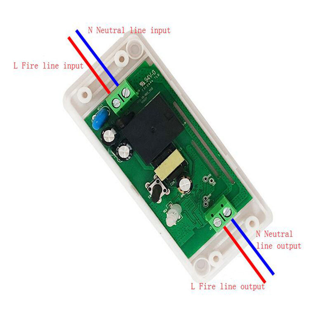1CH Smart WiFi Wireless Switch Module Monitor For Android APP Ctrl 2.4 G