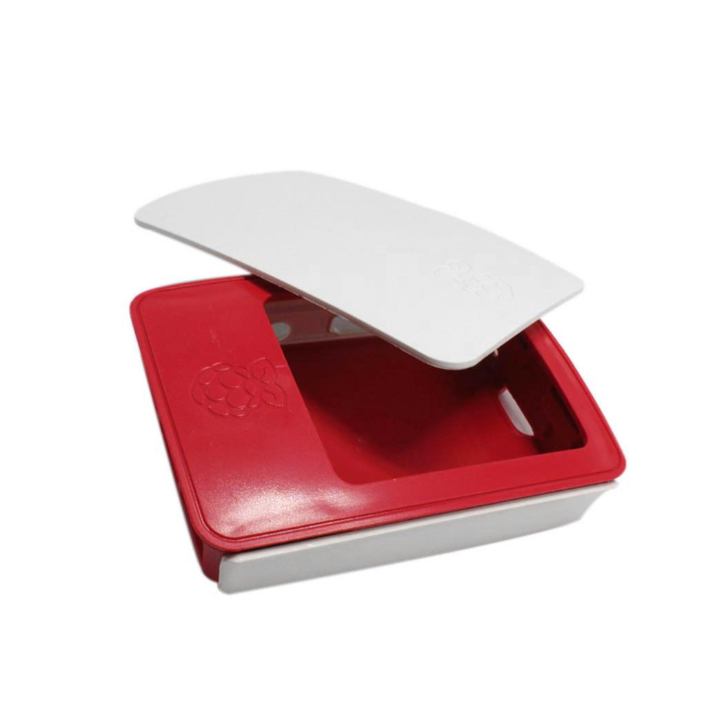 Case Housing Shell Enclosure for the Raspberry Pi 3 Model B White and Red
