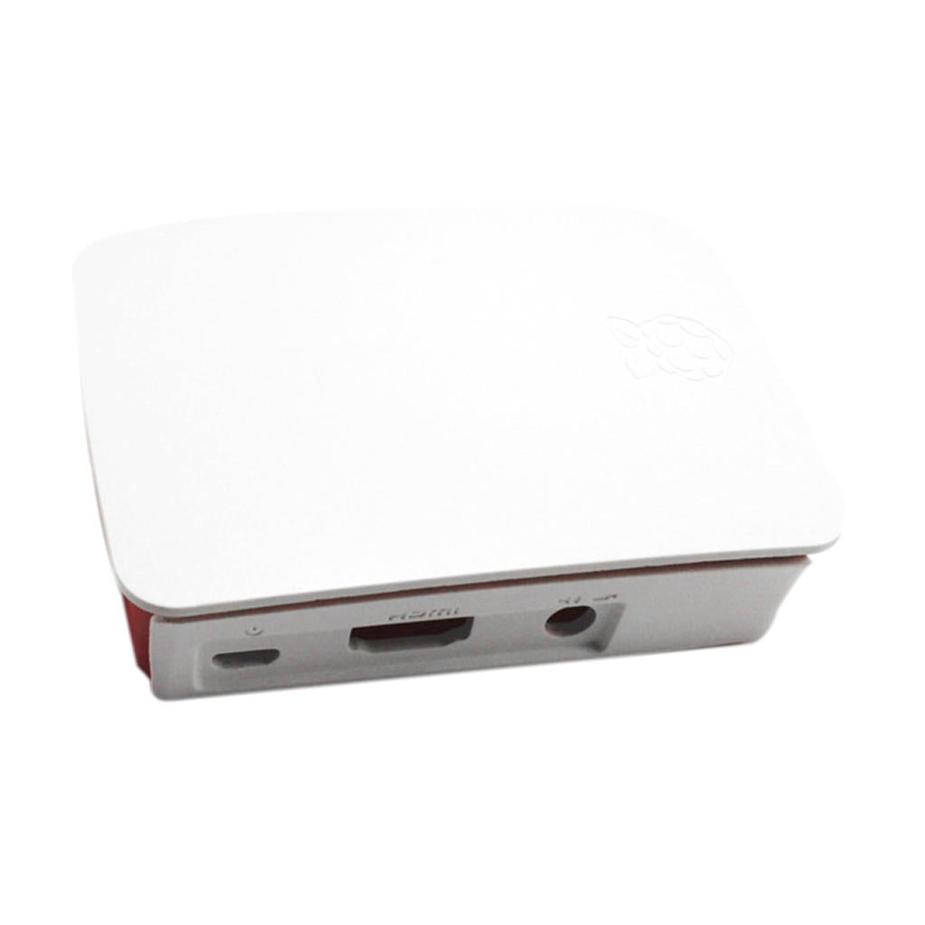 Case Housing Shell Enclosure for the Raspberry Pi 3 Model B White and Red