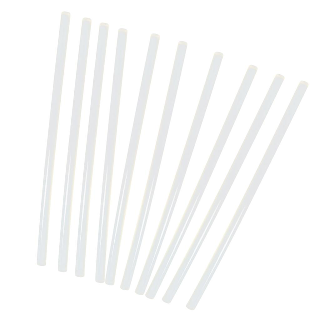 Hot Melt Adhesive Translucent 7MM Diameter Glue Rod Length 18CM (10 Piece)