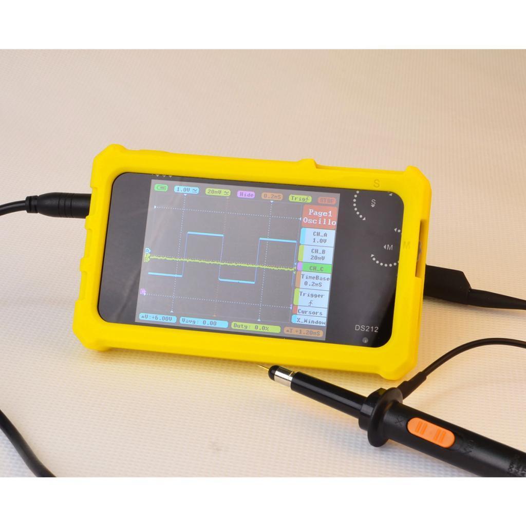 Protective Silicone Case for Mini DS212 Digital Storage Oscillocope Yellow