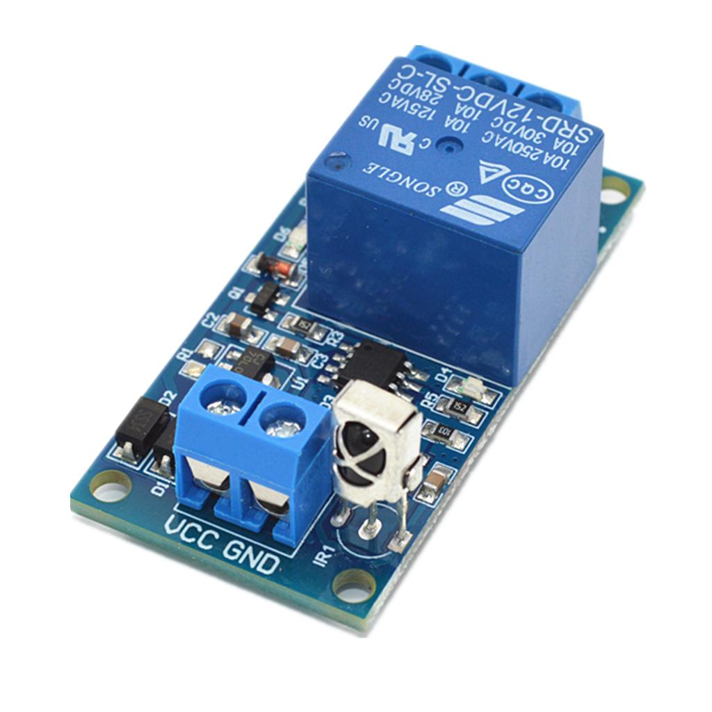 1 Way Relay Module IR Infrared Remote Control Switch 1-CH 12V 2 Key Remoter