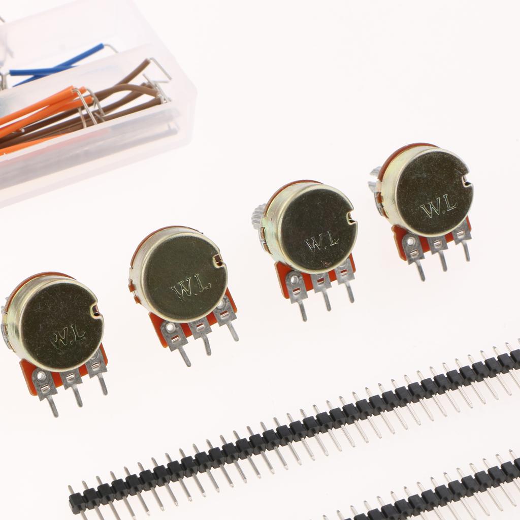 3.3V / 5V Universal Parts Kit Arduino Starter Resistors LEDs Potentiometers