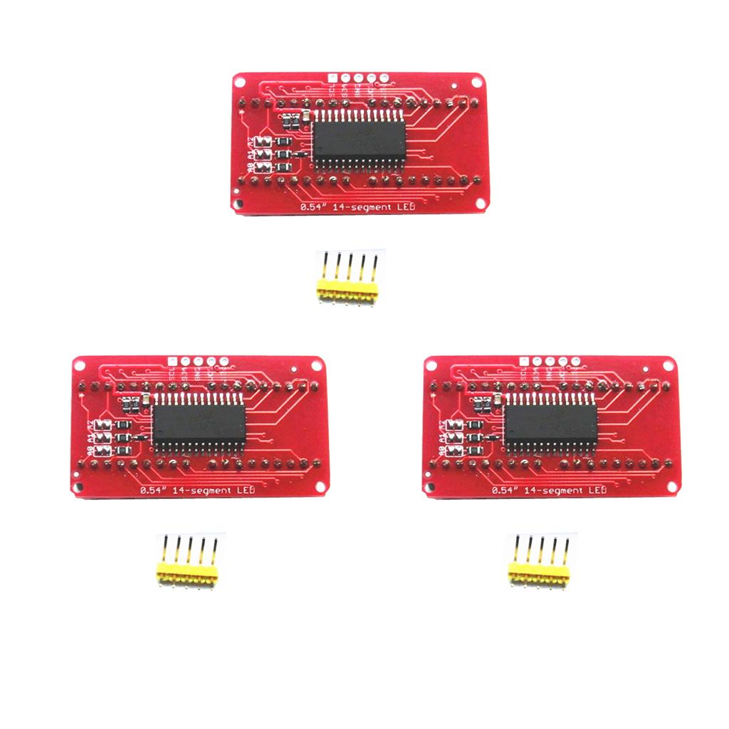 0.54" 4 bit Digital LED Display Module I2C Interface For Arduino Red Yellow