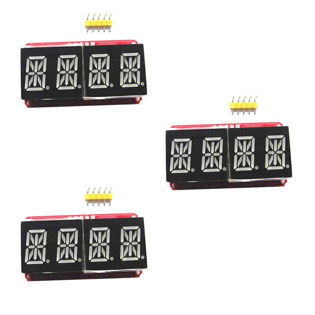 0.54" 4 bit Digital LED Display Module I2C Interface For Arduino Red Yellow