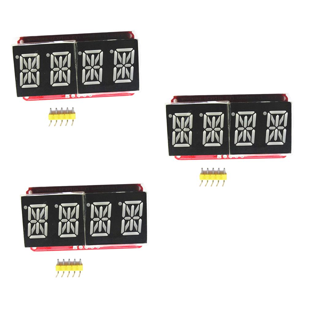 0.54" 4 bit Digital LED Display Module I2C Interface For Arduino Red Yellow
