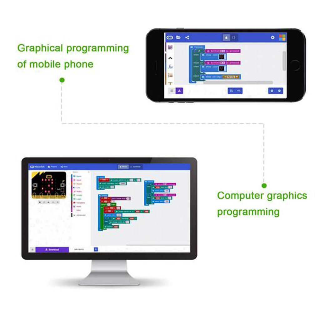 Yahboom BBC Micro:bit Starter Learning DIY Kit Not Included Micro:bit Board