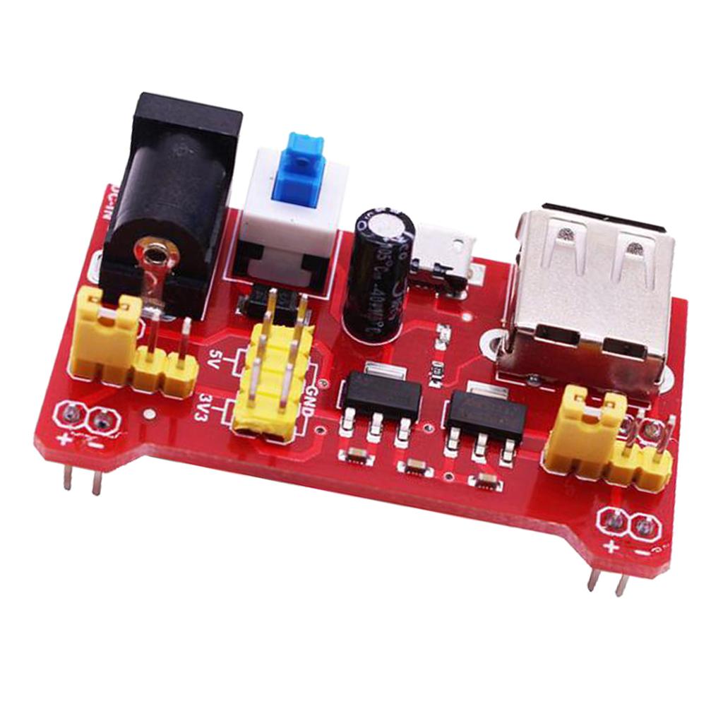 Power Module Board,Bit Expansion,USB Power Supply,DC 3.3V/5V for Breadboard