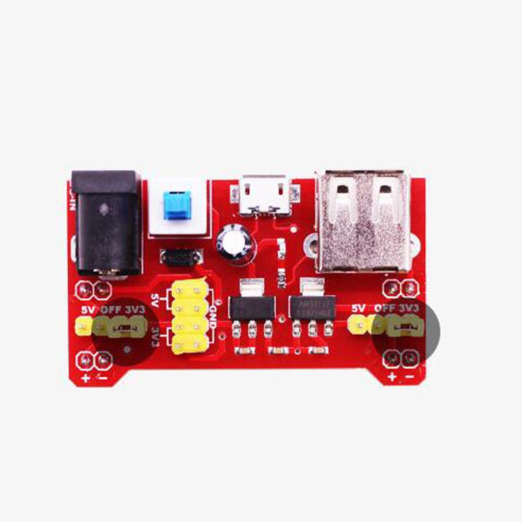 Power Module Board,Bit Expansion,USB Power Supply,DC 3.3V/5V for Breadboard