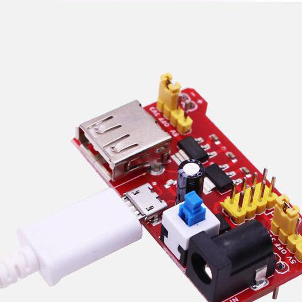 Power Module Board,Bit Expansion,USB Power Supply,DC 3.3V/5V for Breadboard