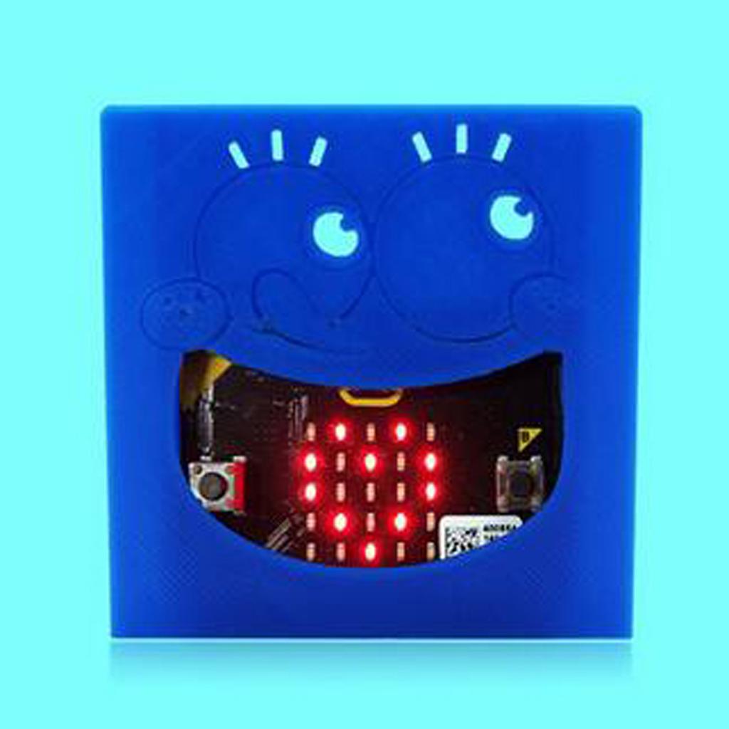 YahBoom Big Mouth Pattern Silicone Protective Case for Micro:bit Board blue