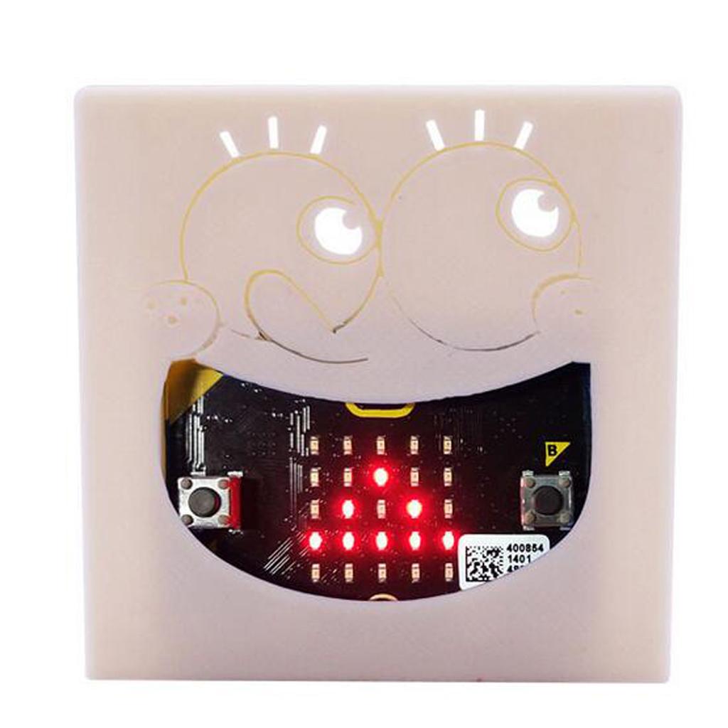 YahBoom Big Mouth Pattern Silicone Protective Case for Micro:bit Board white