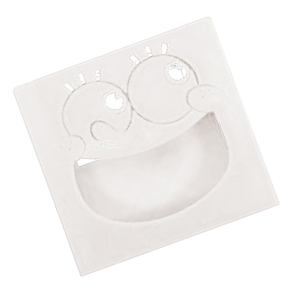 YahBoom Big Mouth Pattern Silicone Protective Case for Micro:bit Board white