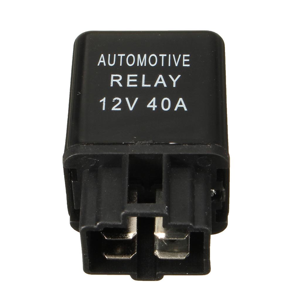 12V LED Fog Light Rocker On/Off Switch Wiring Harness 40A Relay Fuse Blue