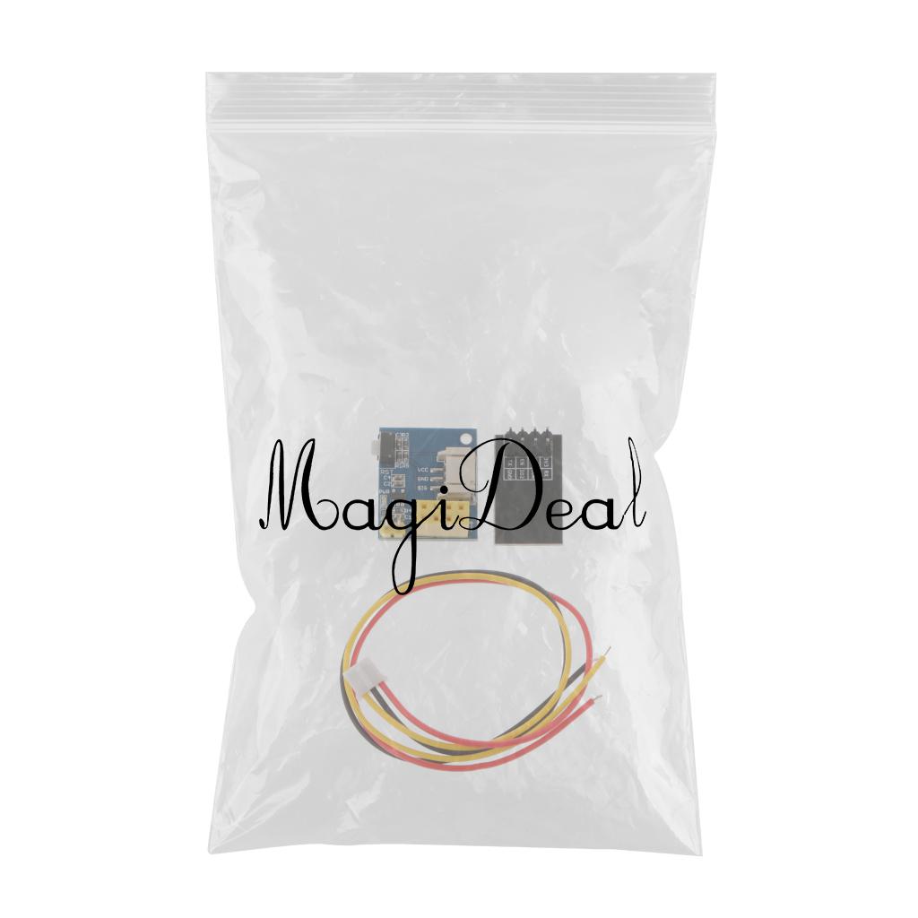 ESP8266 ESP-01 ESP-01S RGB LED Controller Adpater WIFI Module for Arduino IDE WS2812 WS2812B 16 Bits Light Ring Christmas DIY