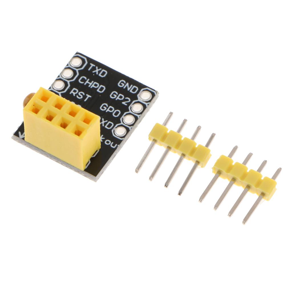 ESP8266 ESP01 ESP01S Breadboard Module,Breakout Breadboard Adapter