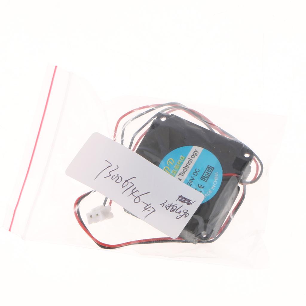 3D Printer Cooling Fan for Turbine Cooler Heatsinks Black 24V
