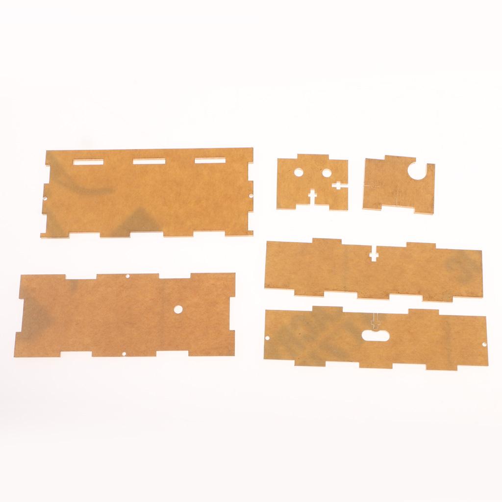 4-digit DIY Digital LED Clock Kit Light Control Temp Date Time Display Red