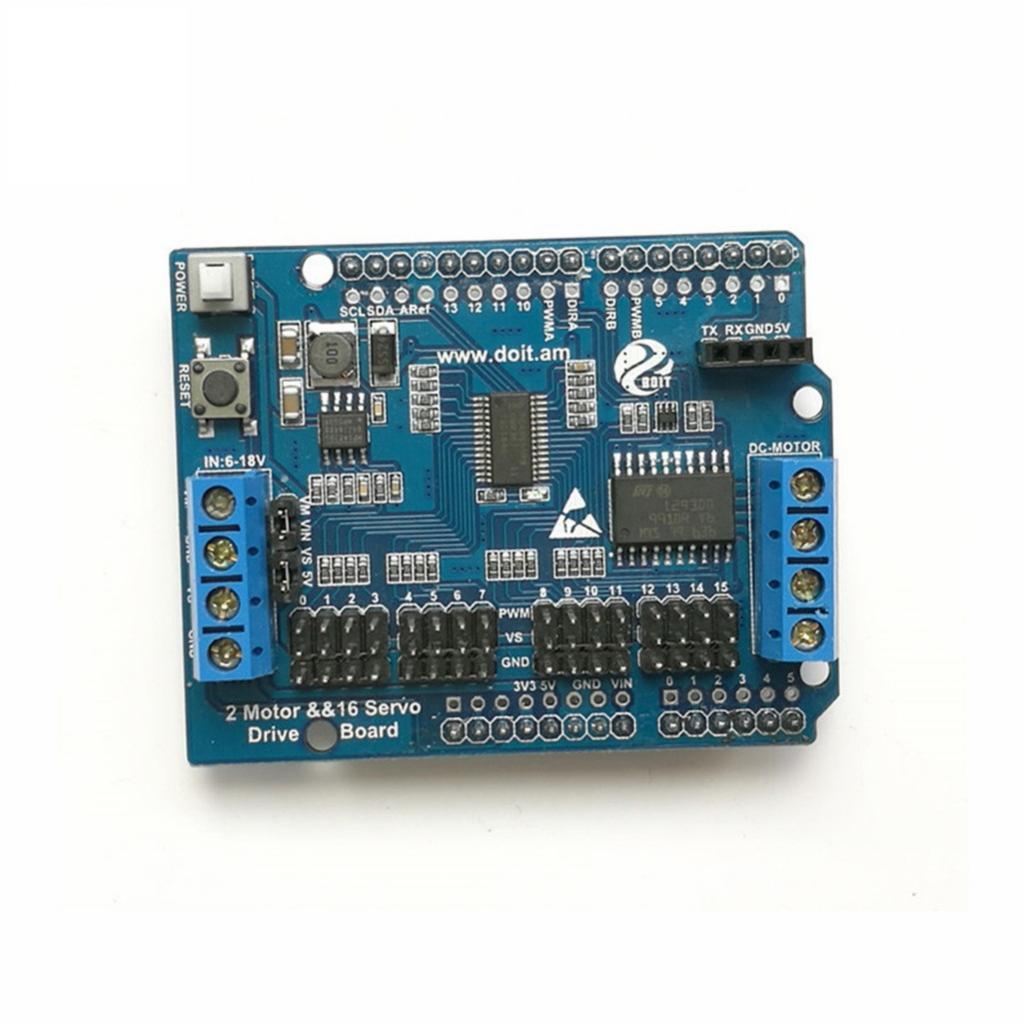 1 Piece 2-way motor board + 16-way board robotic FOR servo motor drive module