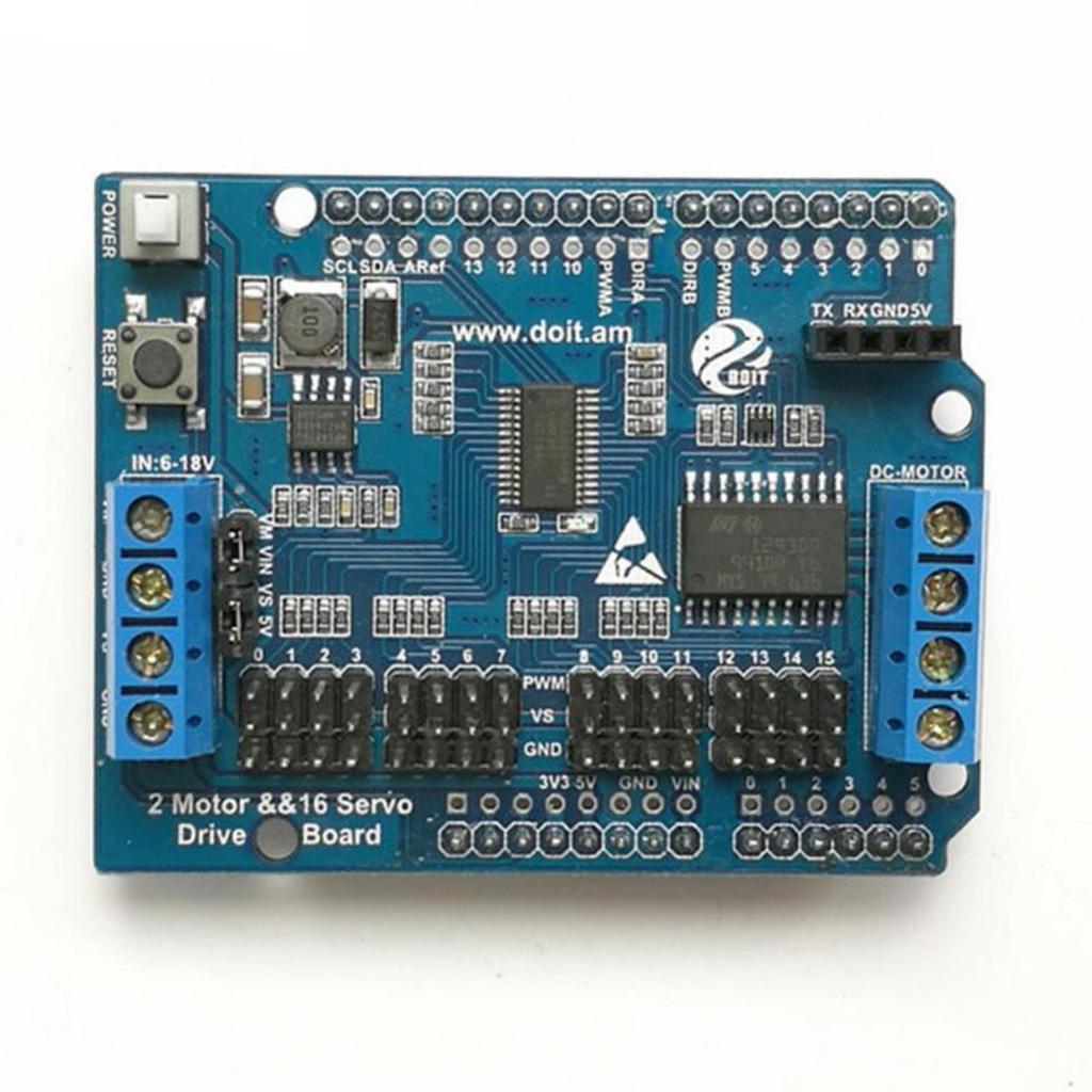 WiFi Robotic Controller Kit Servo Motor Driver Board DT-06 Serial WiFi HC-06 Module for Arduino