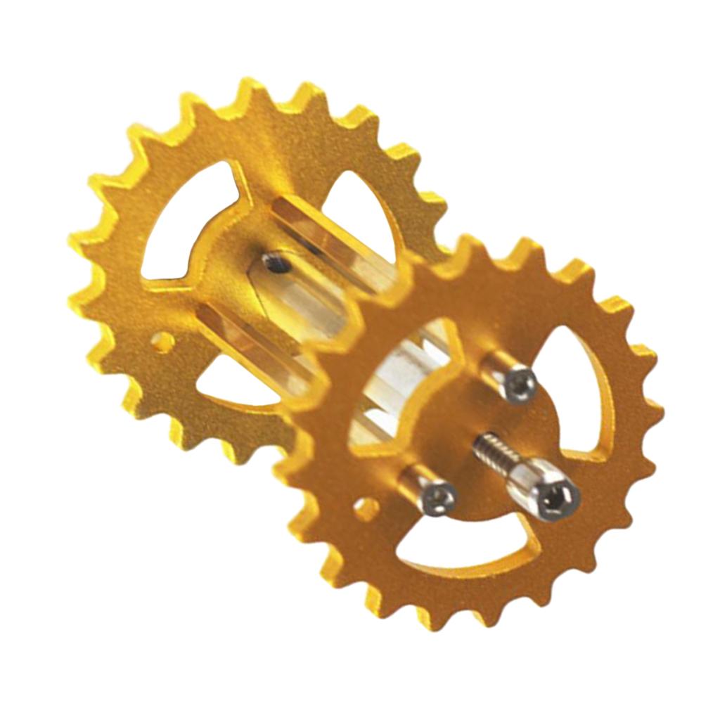 Metal Crawler Drive Driving Wheel with Coupling for Tank Car Chassis gold