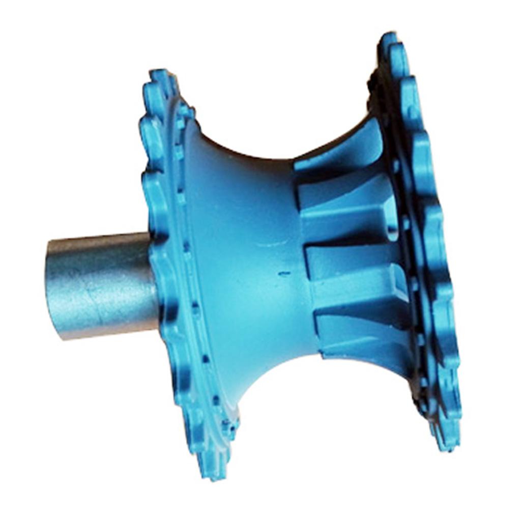 Plastic Crawler Drive Driving Wheel with Coupler for Tank Car Chassis gray