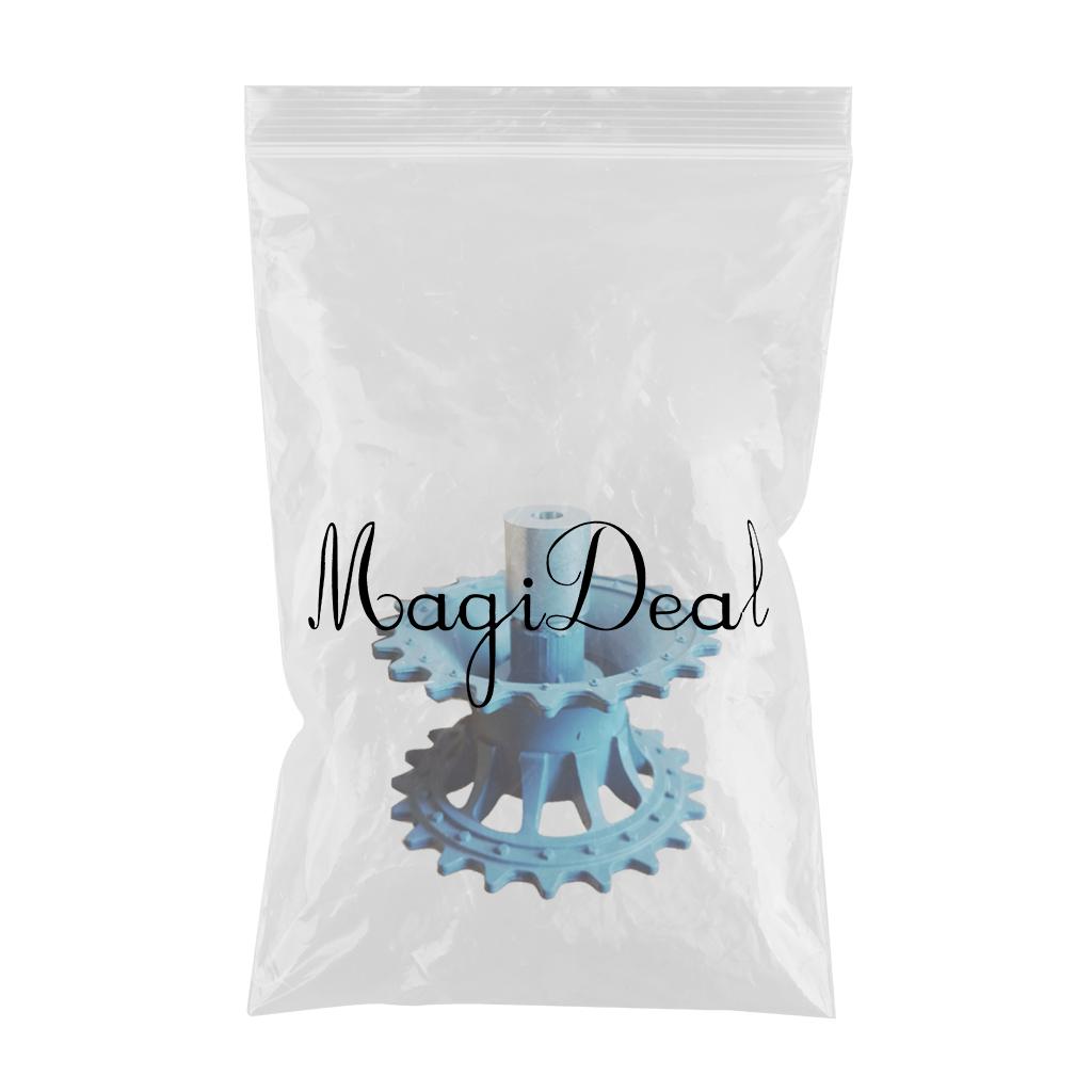 Plastic Crawler Drive Driving Wheel with Coupler for Tank Car Chassis gray