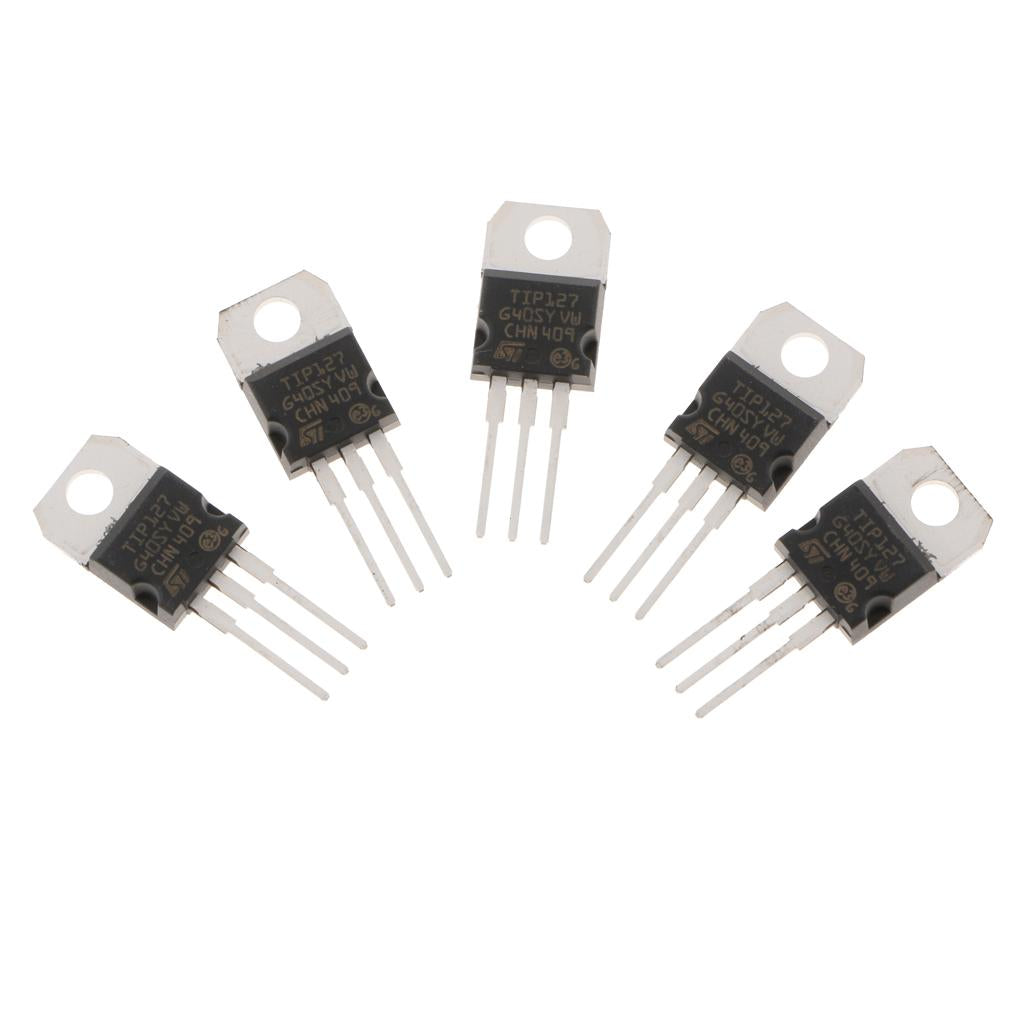 5 Pcs TIP127 Darlington NPN Transistors Kit