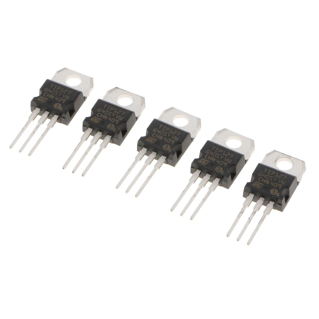 5 Pcs TIP127 Darlington NPN Transistors Kit