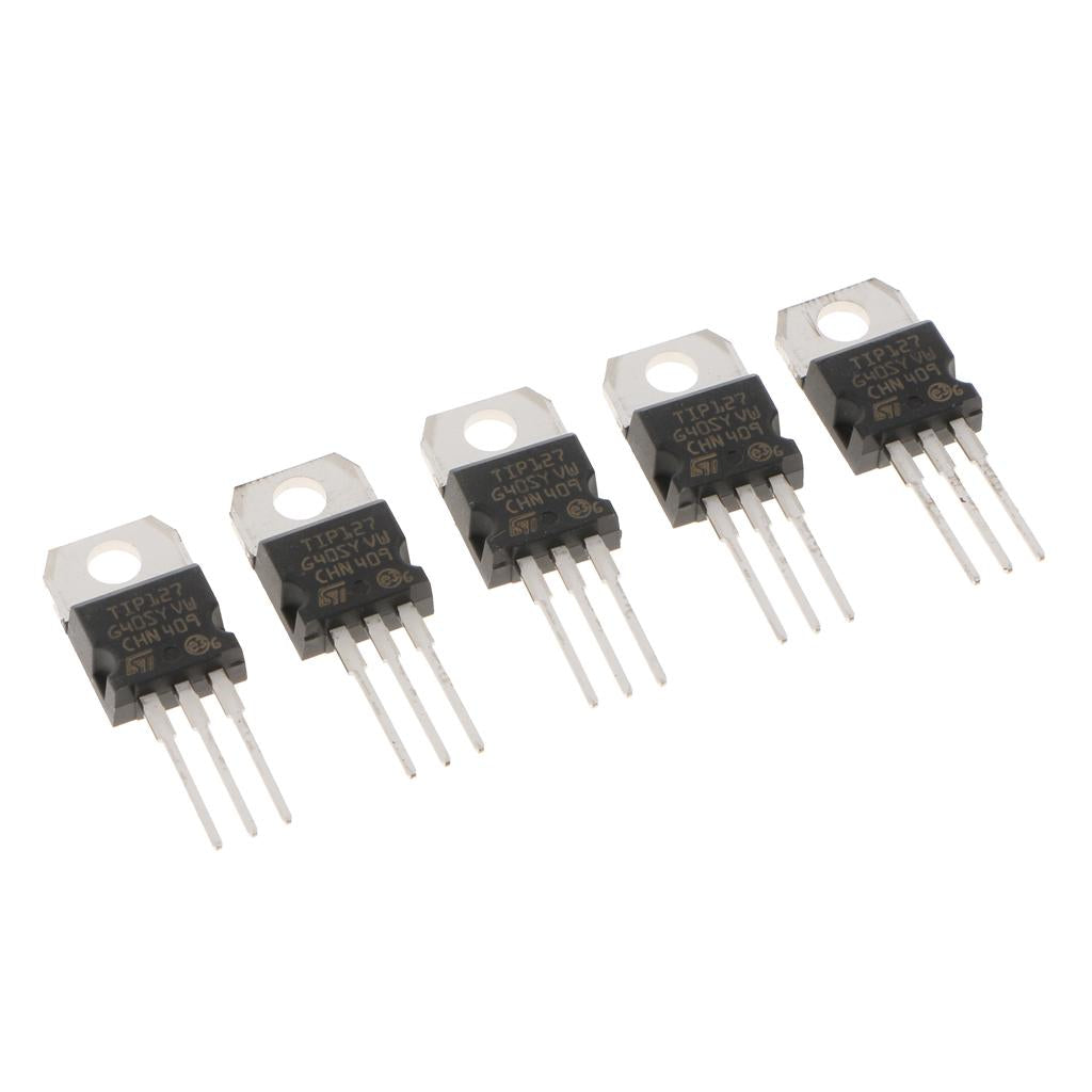 5 Pcs TIP127 Darlington NPN Transistors Kit
