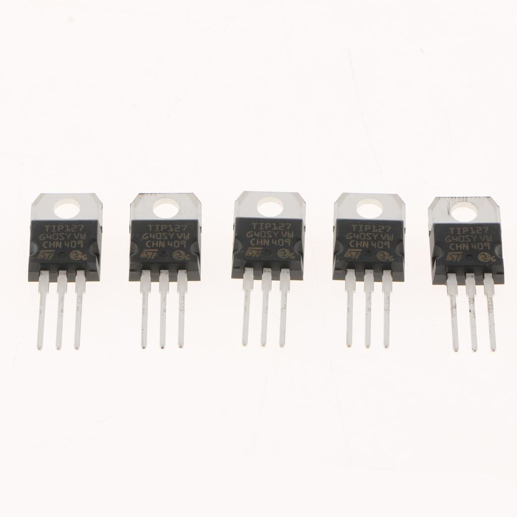 5 Pcs TIP127 Darlington NPN Transistors Kit