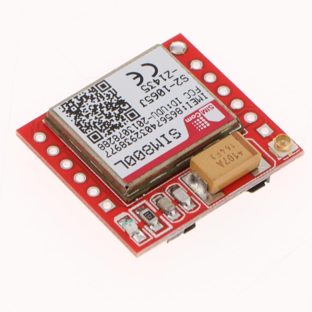 Smallest SIM800L GPRS GSM Breakout Module Quad-band 850/900/1800/1900MHz SIM Card Slot Onboard With Antenna 3.7~4.2V