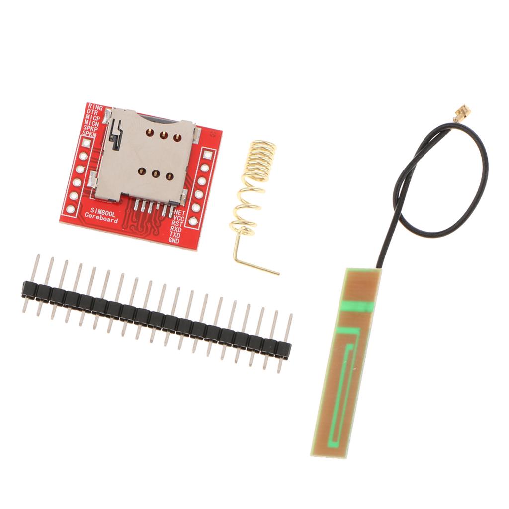 Smallest SIM800L GPRS GSM Breakout Module Quad-band 850/900/1800/1900MHz SIM Card Slot Onboard With Antenna 3.7~4.2V