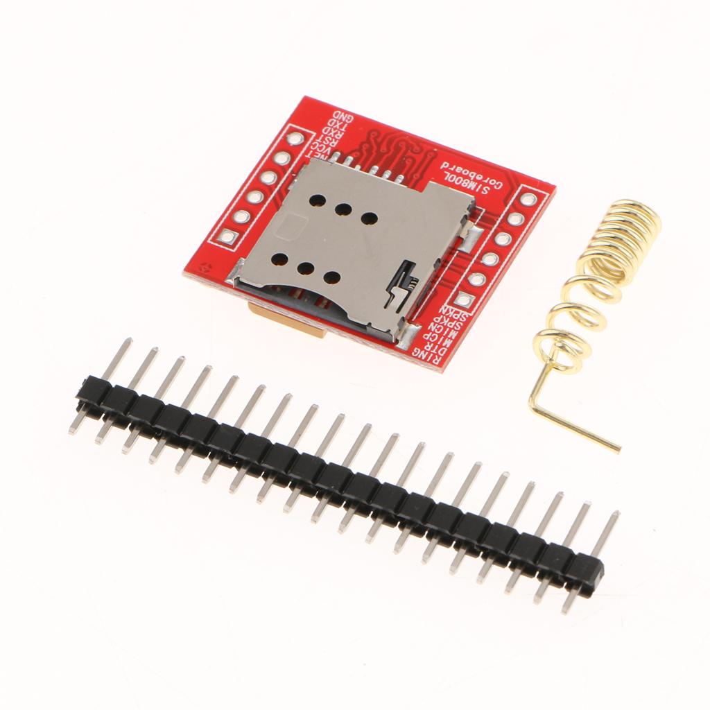 Smallest SIM800L GPRS GSM Breakout Module Quad-band 850/900/1800/1900MHz SIM Card Slot Onboard With Antenna 3.7~4.2V