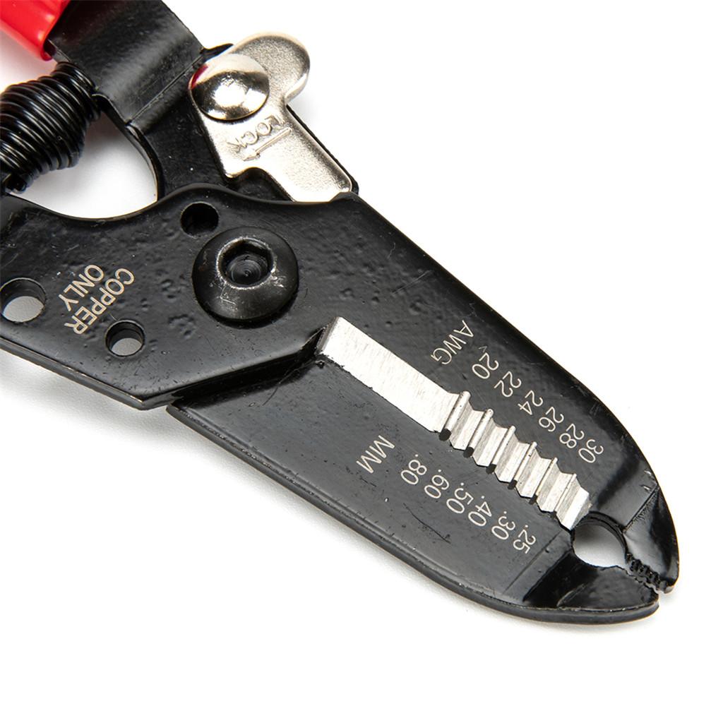 6.5 inch Wire Cable Stripping Stripper Crimping Plier Crimper Tool MT-107A