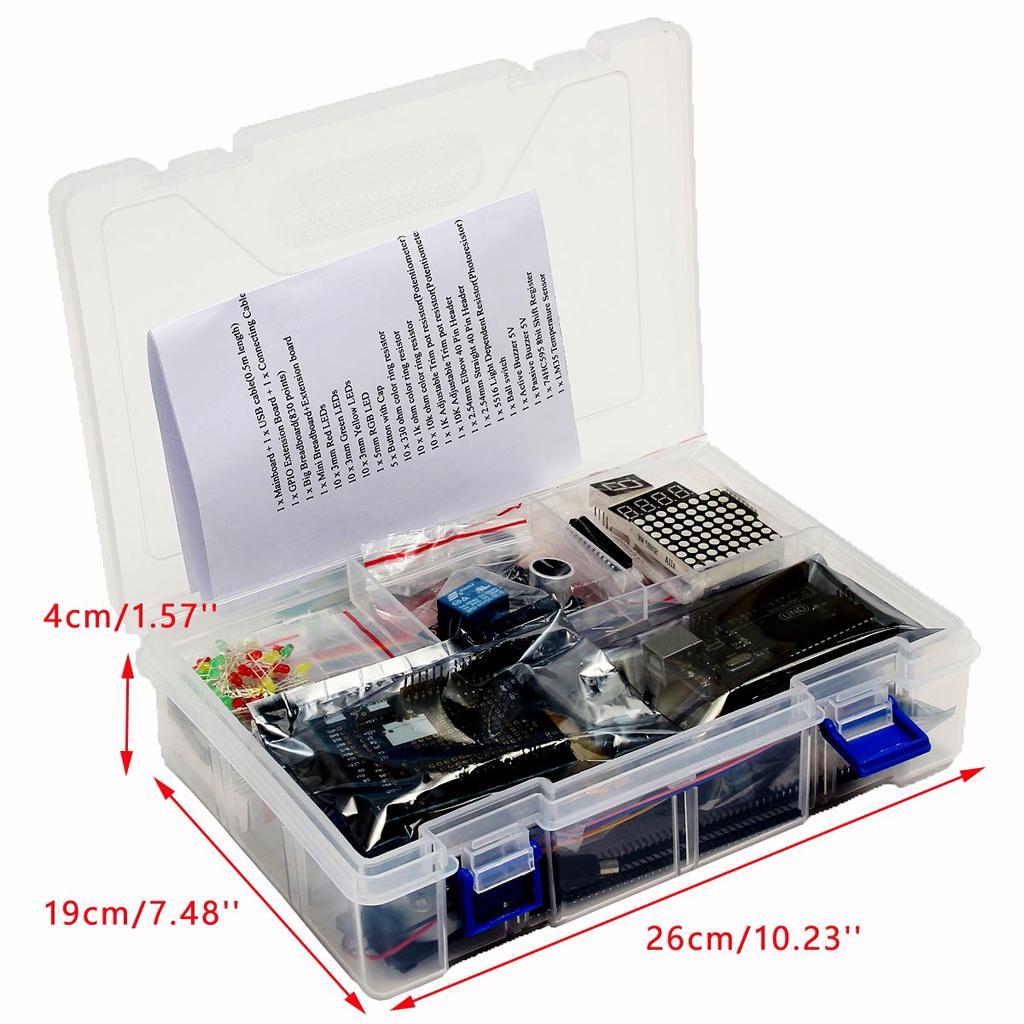 Ultimate R3 Starter Kit for Arduino 1602 LCD SG-90 Servo Motor Relay RTC