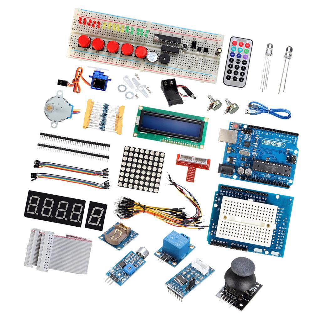Ultimate R3 Starter Kit for Arduino 1602 LCD SG-90 Servo Motor Relay RTC