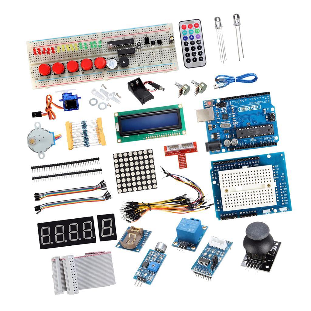 Ultimate R3 Starter Kit for Arduino 1602 LCD SG-90 Servo Motor Relay RTC