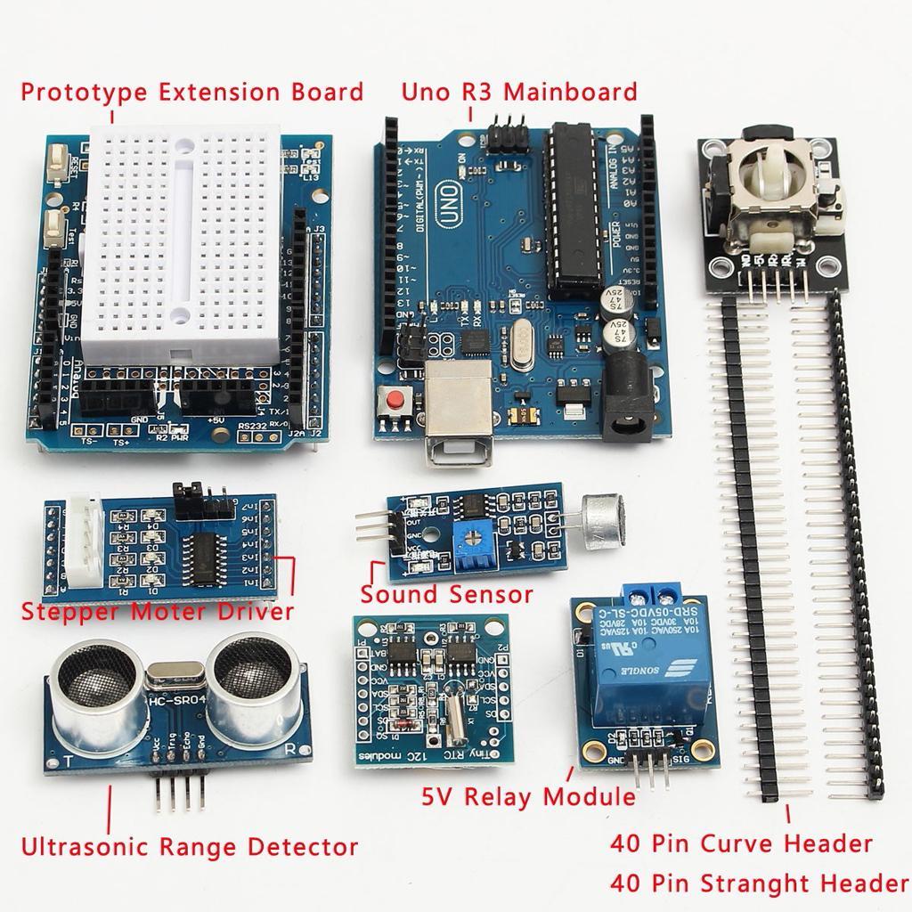 Ultimate R3 Starter Kit for Arduino 1602 LCD SG-90 Servo Motor Relay RTC
