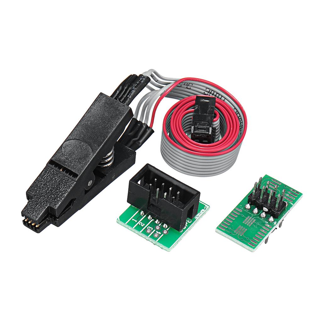 EEPROM BIOS USB Programmer CH341A + SOIC8 Clip + 1.8V Adapter+SOIC8 Adapter