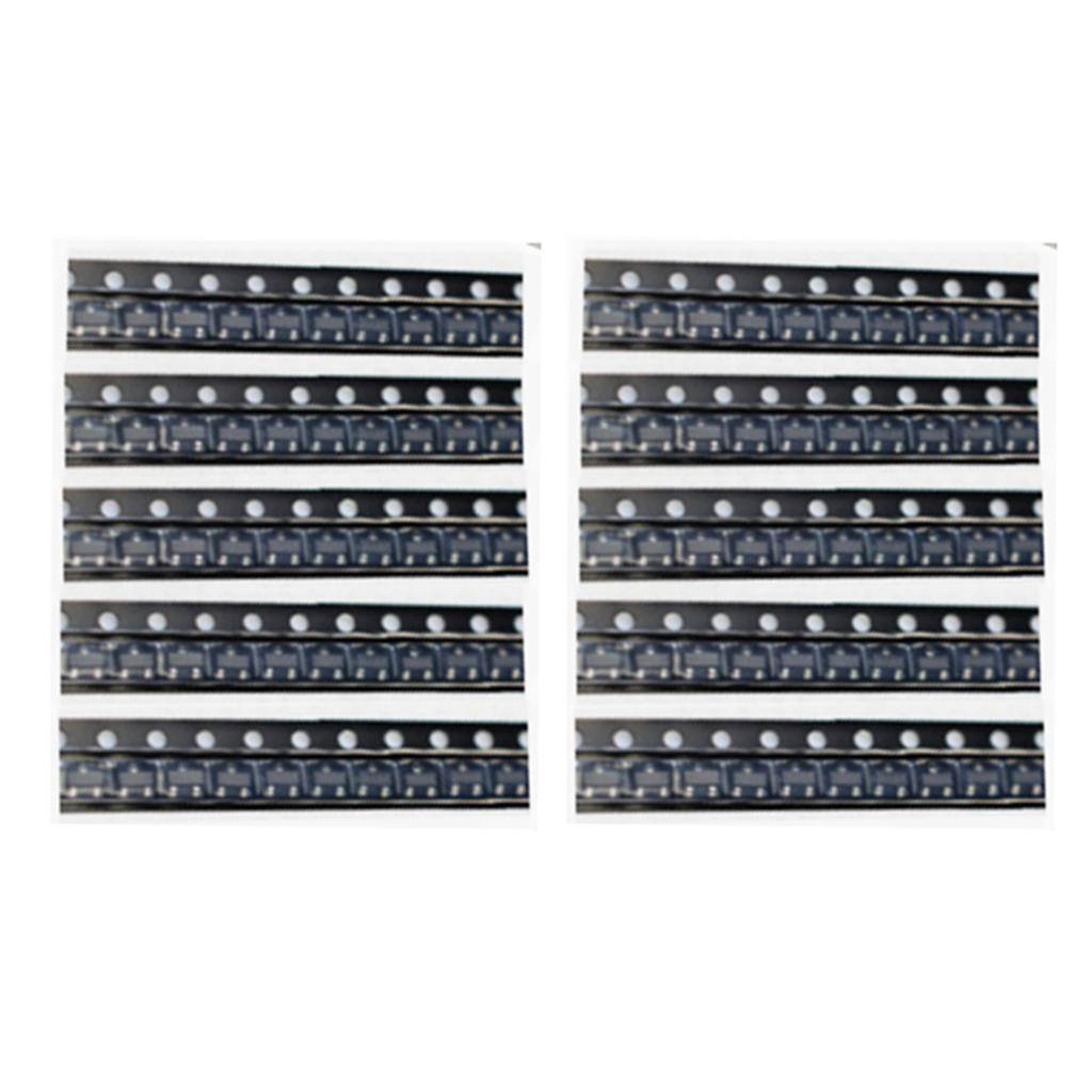 SOT-23 General Purpose 3 Terminals PNP Transistors, 100 Piece