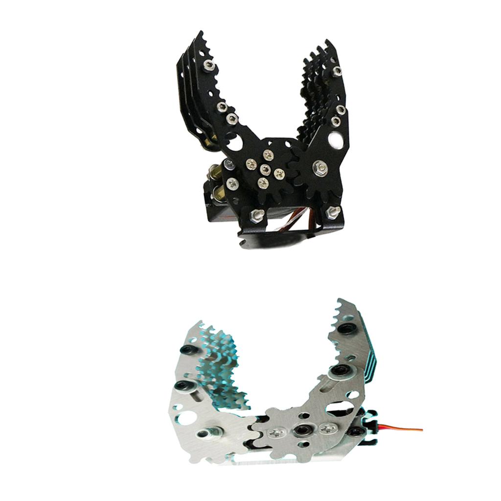 G6 DIY Metal Robotic Robot Mechanical Standard Claw Gripper Arduino black