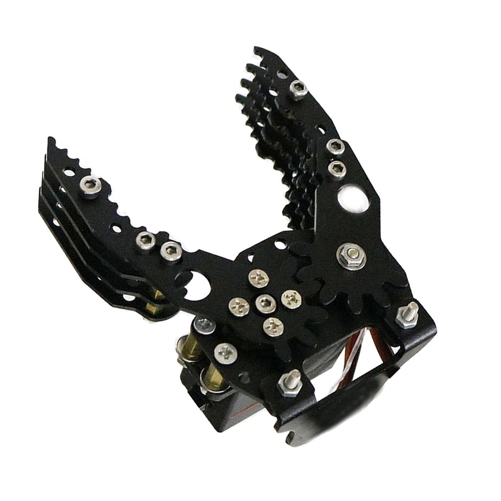 G6 DIY Metal Robotic Robot Mechanical Standard Claw Gripper Arduino black