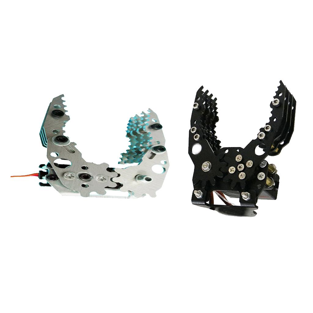 G6 DIY Metal Robotic Robot Mechanical Standard Claw Gripper Arduino black