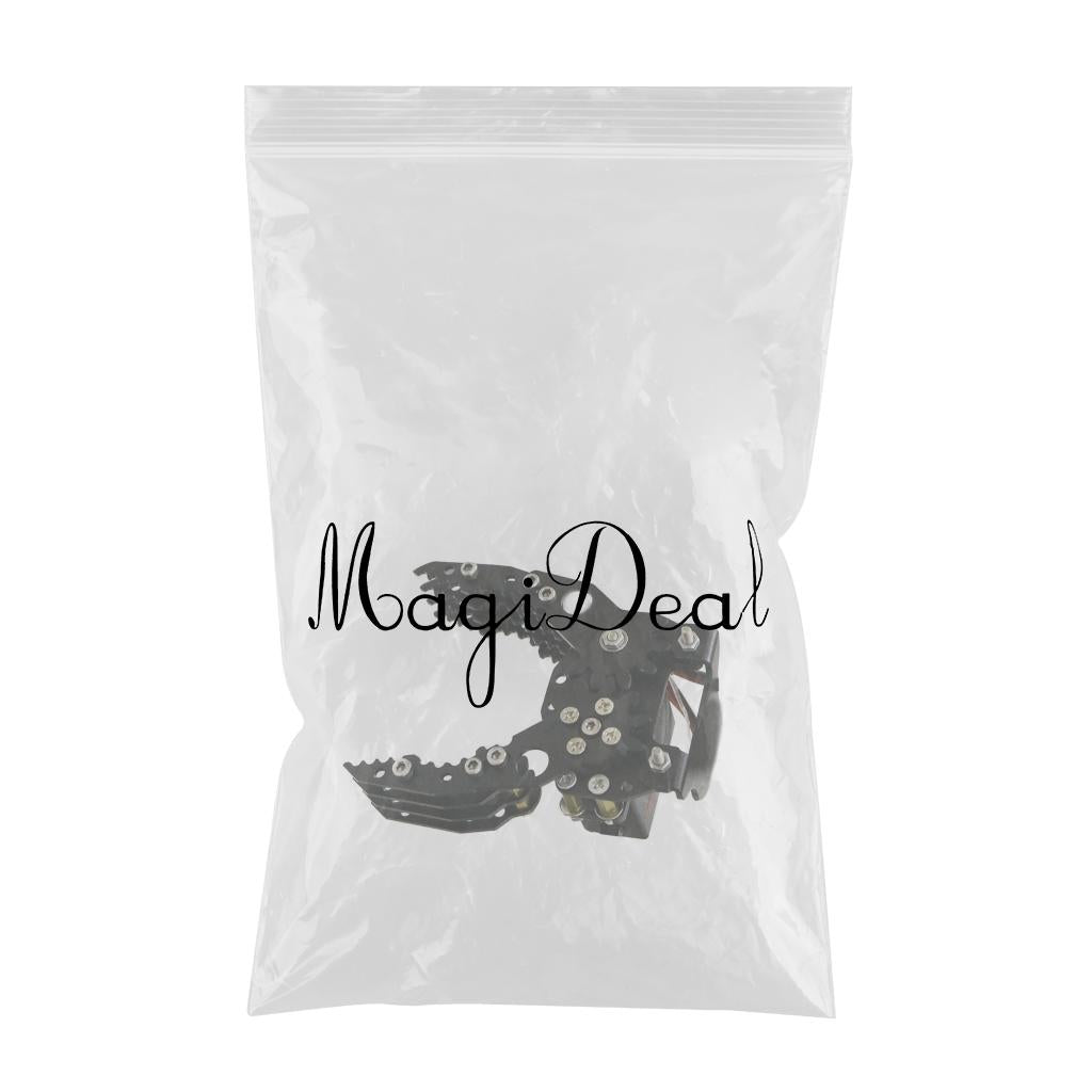 G6 DIY Metal Robotic Robot Mechanical Standard Claw Gripper Arduino black