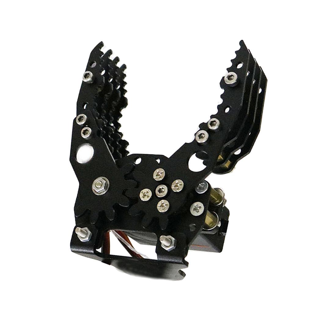 G6 DIY Metal Robotic Robot Mechanical Standard Claw Gripper Arduino black
