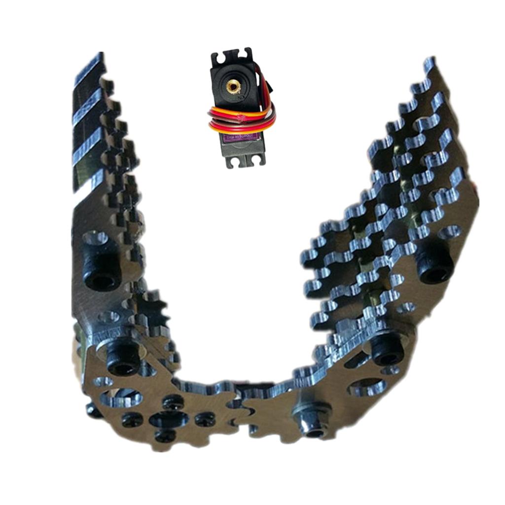 G6 DIY Metal Robotic Robot Standard Claw Gripper Kit MG-996R Servo Silver